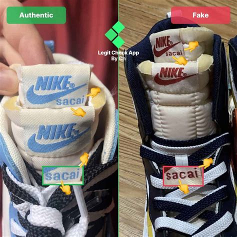 nike sacai fake - Nike x Sacai Blazer Real VS Fake: How .